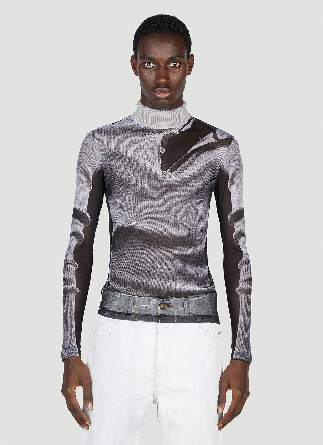 Y/Project x Jean Paul Gaultier Trompe L'Oeil Sweater