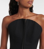 McQueen Wool corset top