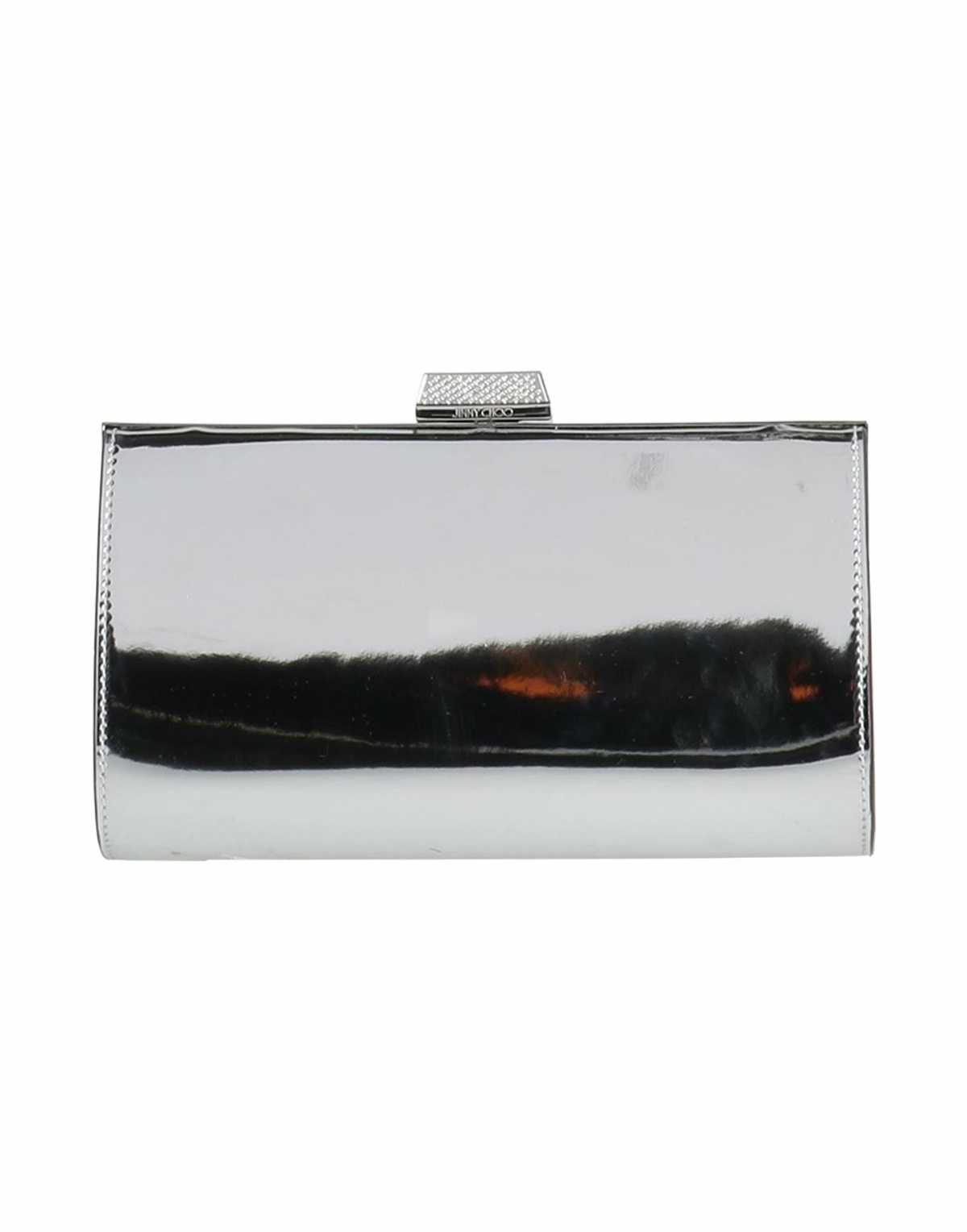 Jimmy Choo Womens Clutch in Silver