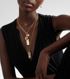 FoundRae Promise 18kt gold pendant necklace with diamonds