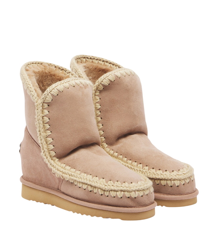 Photo: Mou Inner Wedge shearling-lined suede ankle boots
