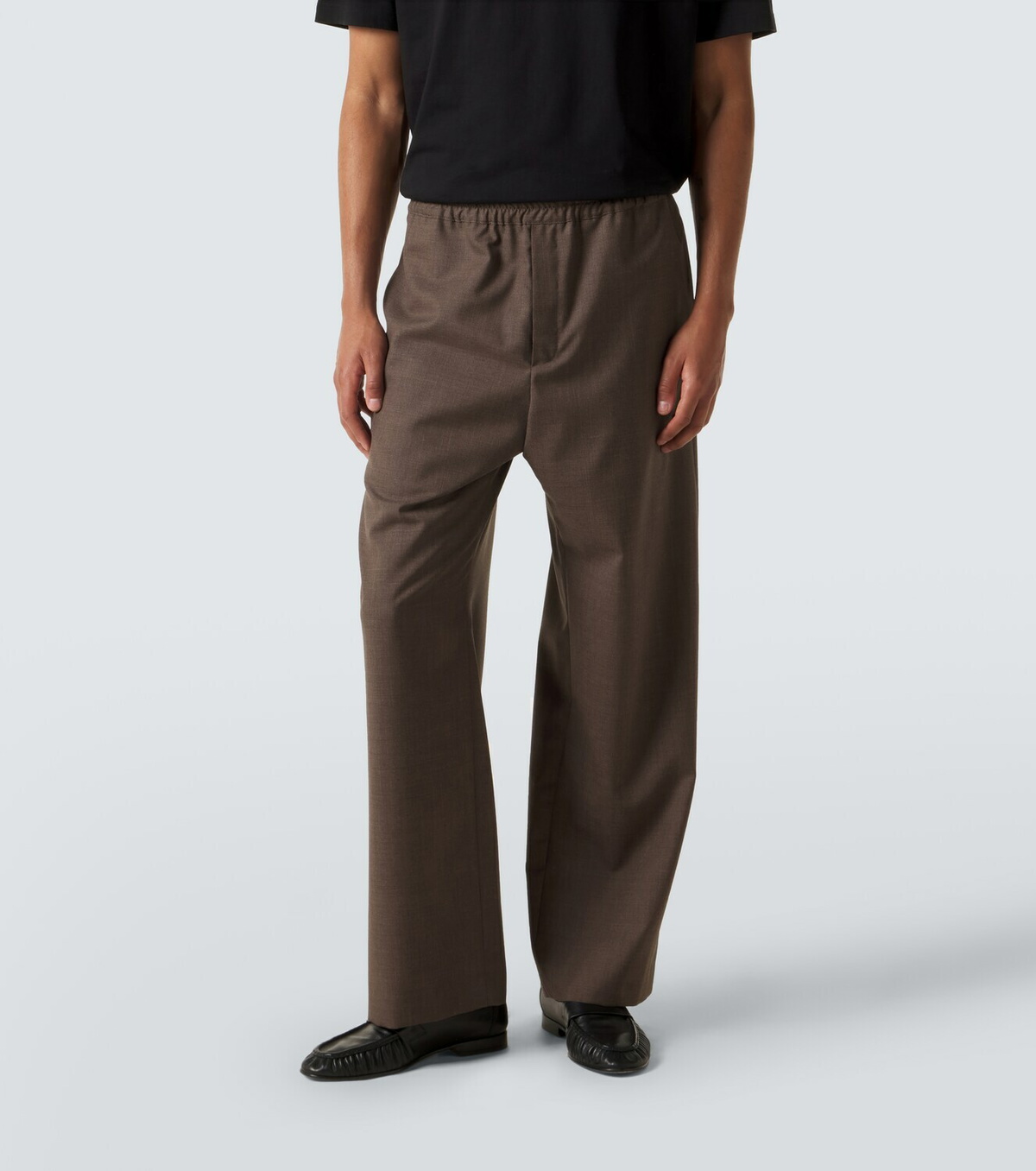 The Row Ari wool wide-leg pants