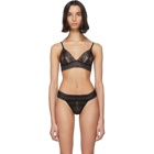 Kiki de Montparnasse Black Sundial Lace Bralette