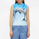 JW Anderson Women's Dolphin Sleeveless Top in Blue