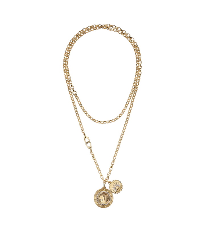 Photo: FoundRae Infinite Gratitude & New Beginnings 18kt gold necklace with diamonds