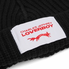 Charles Jeffrey Women's Chunky Rabbit Beanie Hat in Black 
