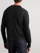 Officine Générale - Kit Slim-Fit TENCEL™ Lyocell and Cashmere-Blend Sweater - Black