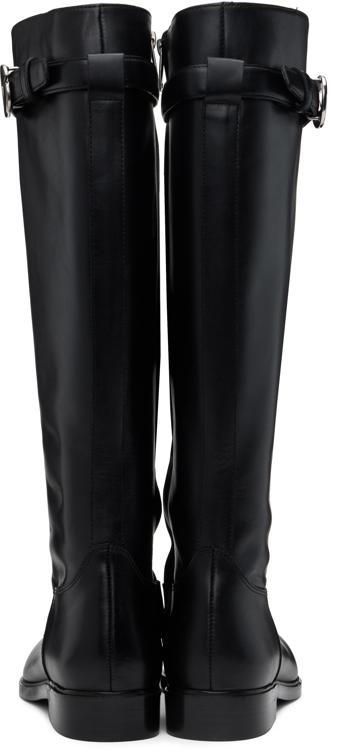 Coperni Black Cavalier Flat Tall Boots Coperni