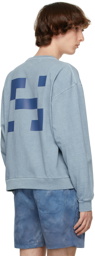 Schnayderman's Blue Christian Altmann Edition Boxy Logo Sweatshirt