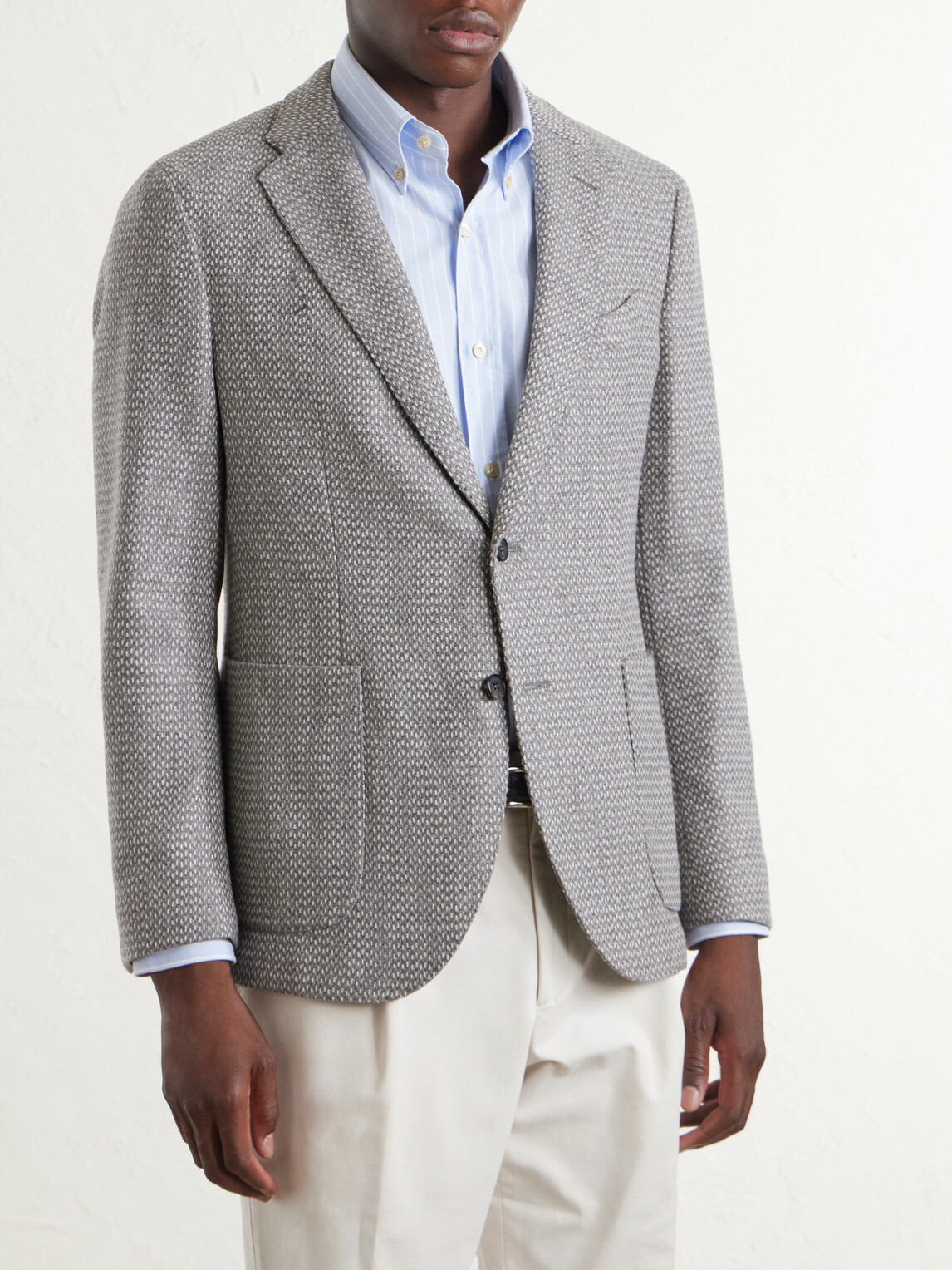 Slowear - Wool and Cashmere-Blend Blazer - Gray