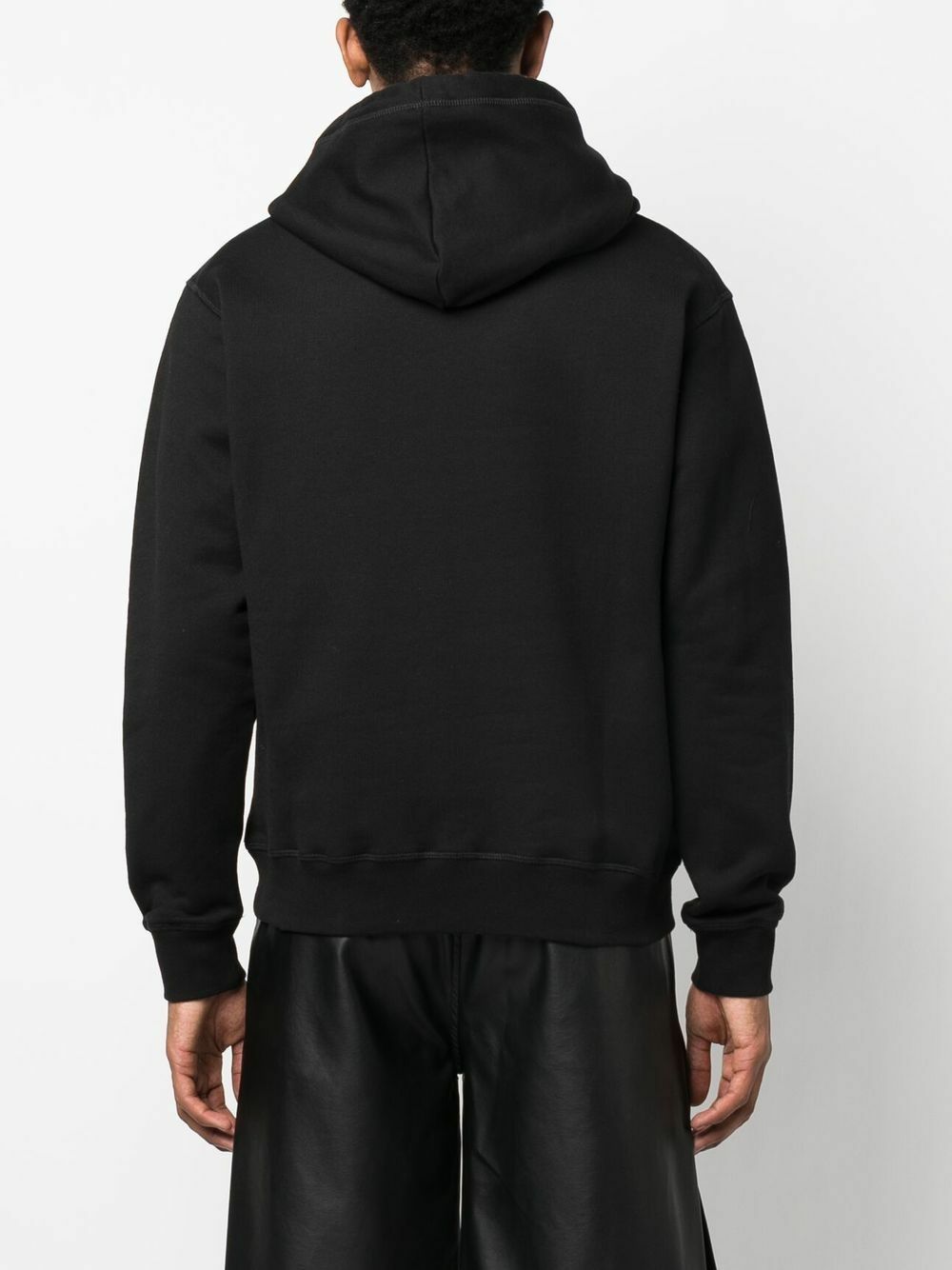 Dsquared² White Cotton Hooded Printed Men Pullover Sweater main image 0