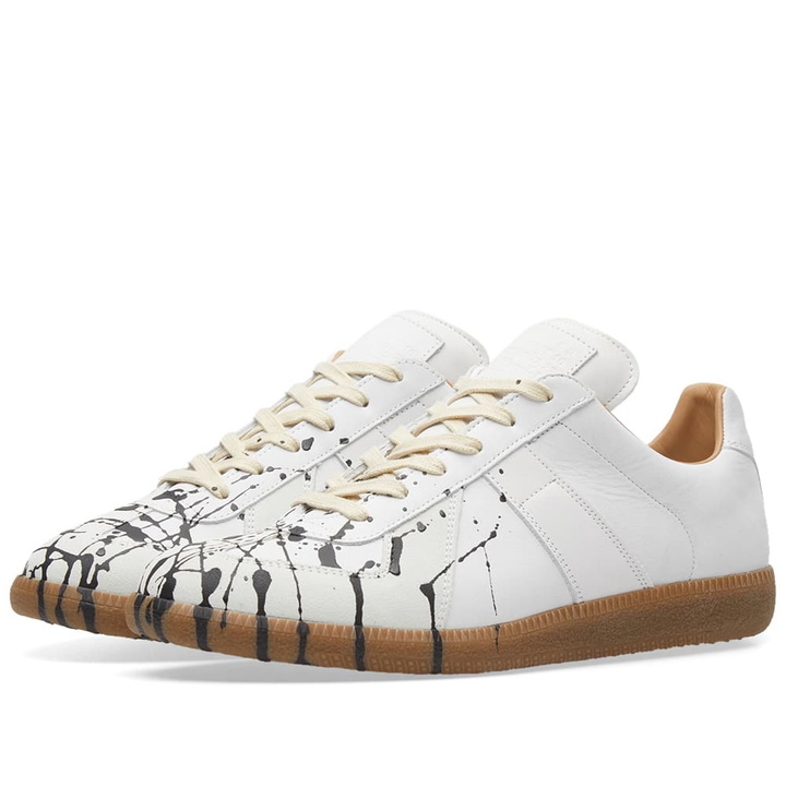 Photo: Maison Margiela 22 Replica Painter Low Monochrome Sneaker