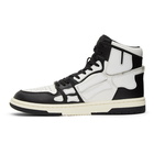 Amiri Black and White Skeleton High-Top Sneakers