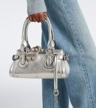 Chloé Paddington Small metallic leather shoulder bag
