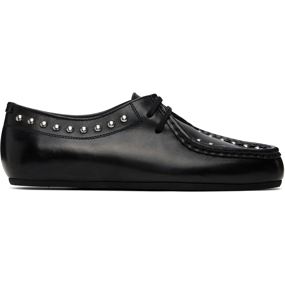 Jil Sander Black Hood Lace-Up Derbys