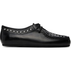 Jil Sander Black Hood Lace-Up Derbys