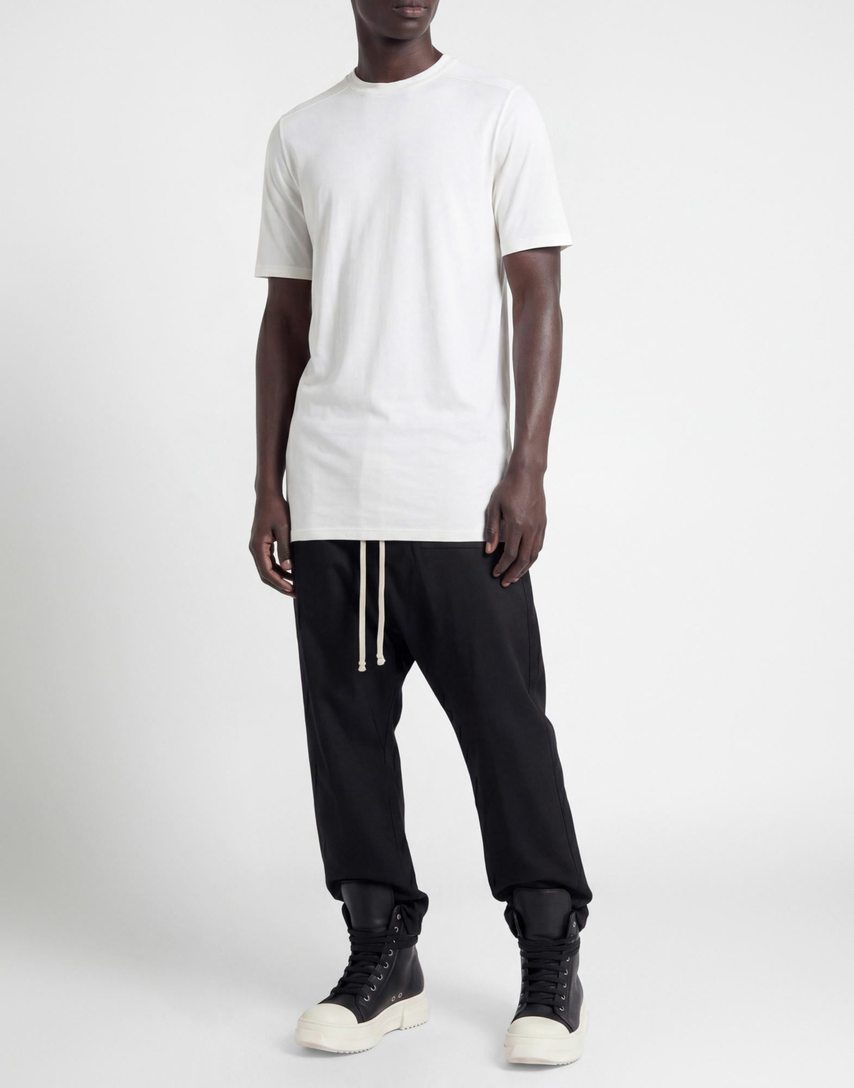 Rick Owens Mens T-shirt in White