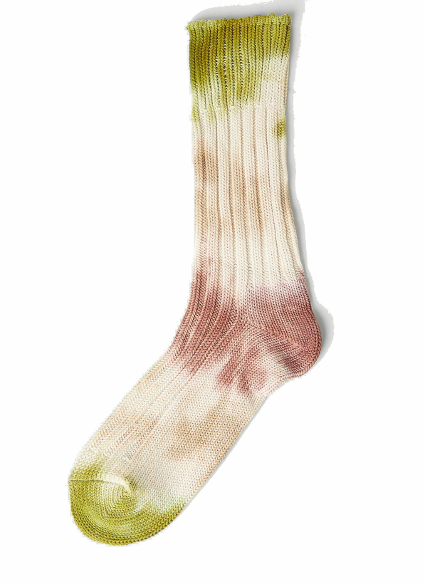 Photo: Stain Shade x Decka Socks - Tie Dye Socks in Beige