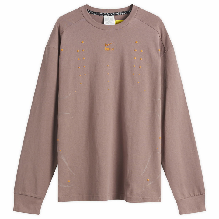 Photo: Nike ISPA Adapt Long Sleeve T-Shirt in Smokey Mauve
