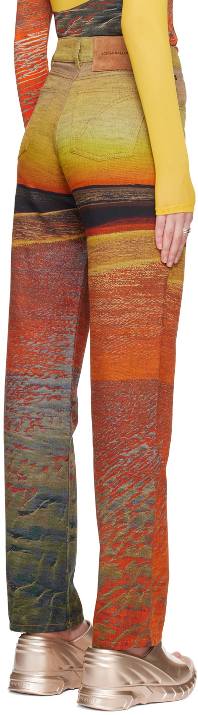 Louisa Ballou Multicolor Sunset Jeans