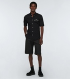 Alexander McQueen - Tailored cotton Bermuda shorts