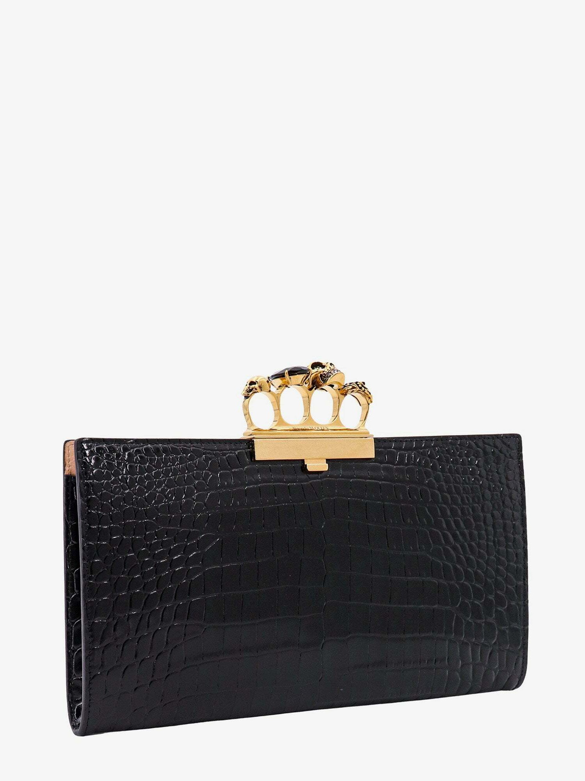 アクセサリーその他 ALEXANDER MCQUEEN Men Jewel Black 7058461AAIL 8565 Alexander Mcqueen Jewelled Black Womens Alexander McQueen