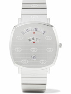 GUCCI - Grip 38mm Logo-Engraved Stainless Steel Watch
