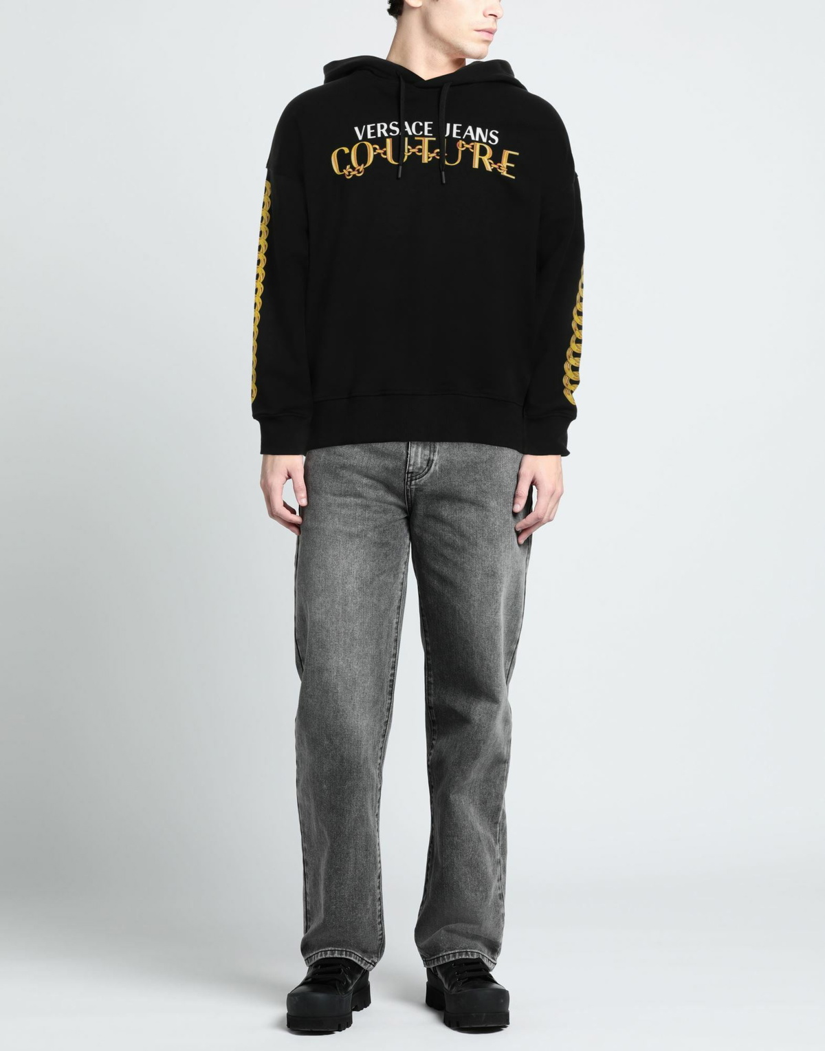 Versace Jeans Couture Mens Sweatshirt in Black
