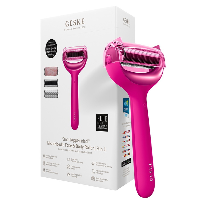 Photo: GESKE MicroNeedle Face & Body Roller | 9 in 1 Tools & Brushes 4099702001961