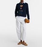 Polo Ralph Lauren Polo Bear intarsia cotton and linen sweater