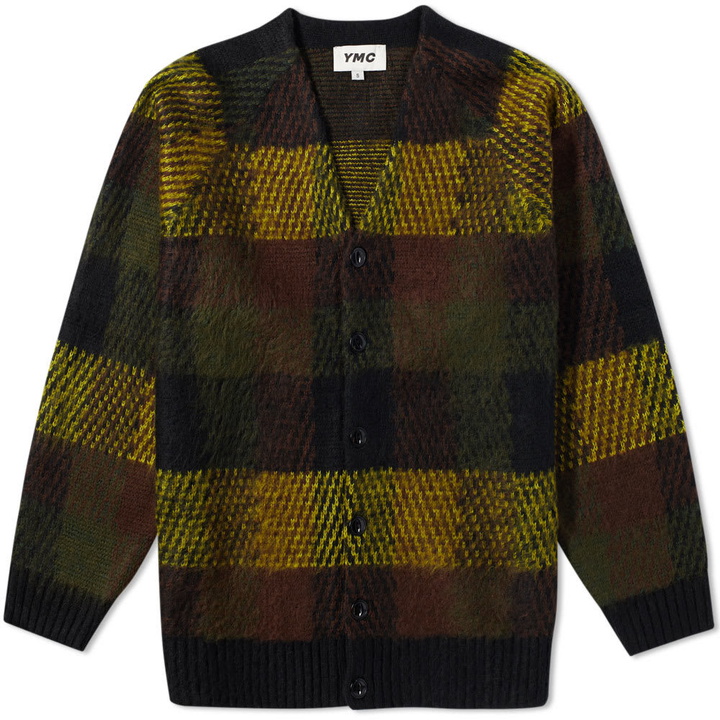 Photo: YMC Left Back Patchwork Cardigan