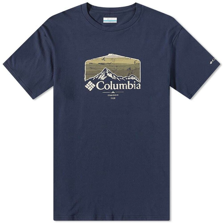 Photo: Columbia Men's Path Lake™ Graphic T-Shirt II in Collegiate Navy