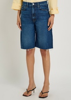 Mother The Half-pipe Bermuda Denim Shorts Blue