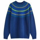 Country Of Origin Men's Soho Fairisle Knit Jumper in Cosmic