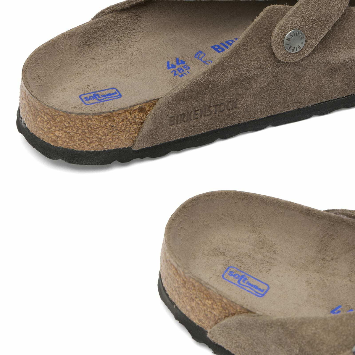 Birkenstock Men's Boston SFB Clog - Concrete Grey