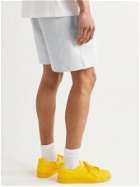 ADIDAS CONSORTIUM - Pharrell Williams Basics Wide-Leg Loopback Cotton-Jersey Shorts - Gray