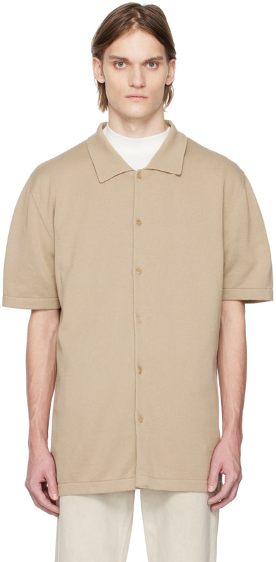 Photo: The Row Tan Mael Shirt