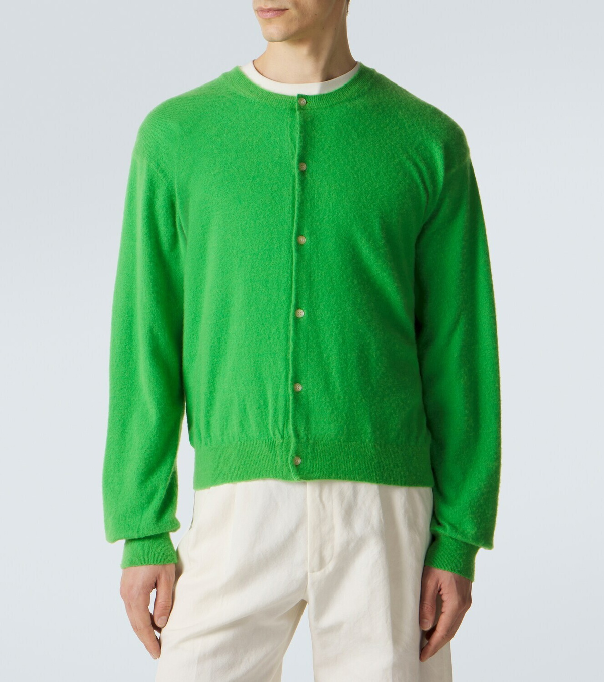 Auralee Cashmere and cotton cardigan Auralee