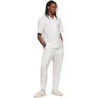 BOSS White & Beige Striped Shirt
