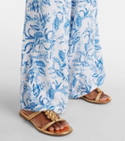 Melissa Odabash Naomi strapless cotton jumpsuit