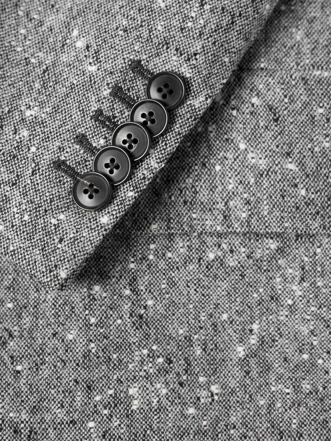 Paul Smith - Double-Breasted Donegal Wool-Tweed Blazer - Gray