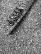 Paul Smith - Double-Breasted Donegal Wool-Tweed Blazer - Gray