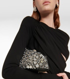 The Attico - Midnight studded leather clutch