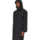 A-Cold-Wall* Black Contrast Stitch Windbreaker Coat