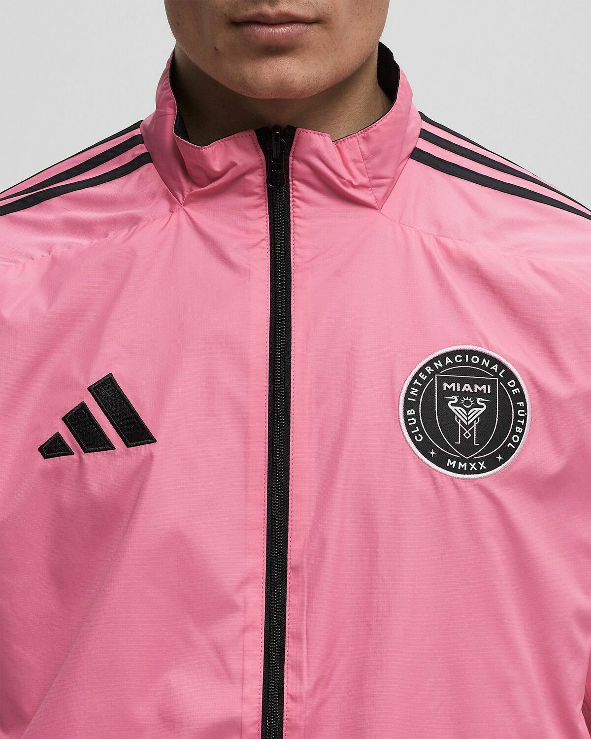 Adidas Inter Miami CF ANTHEM JACKET pink Mens Track Jacket