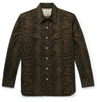 Wacko Maria - Printed Cotton Western Shirt - Brown