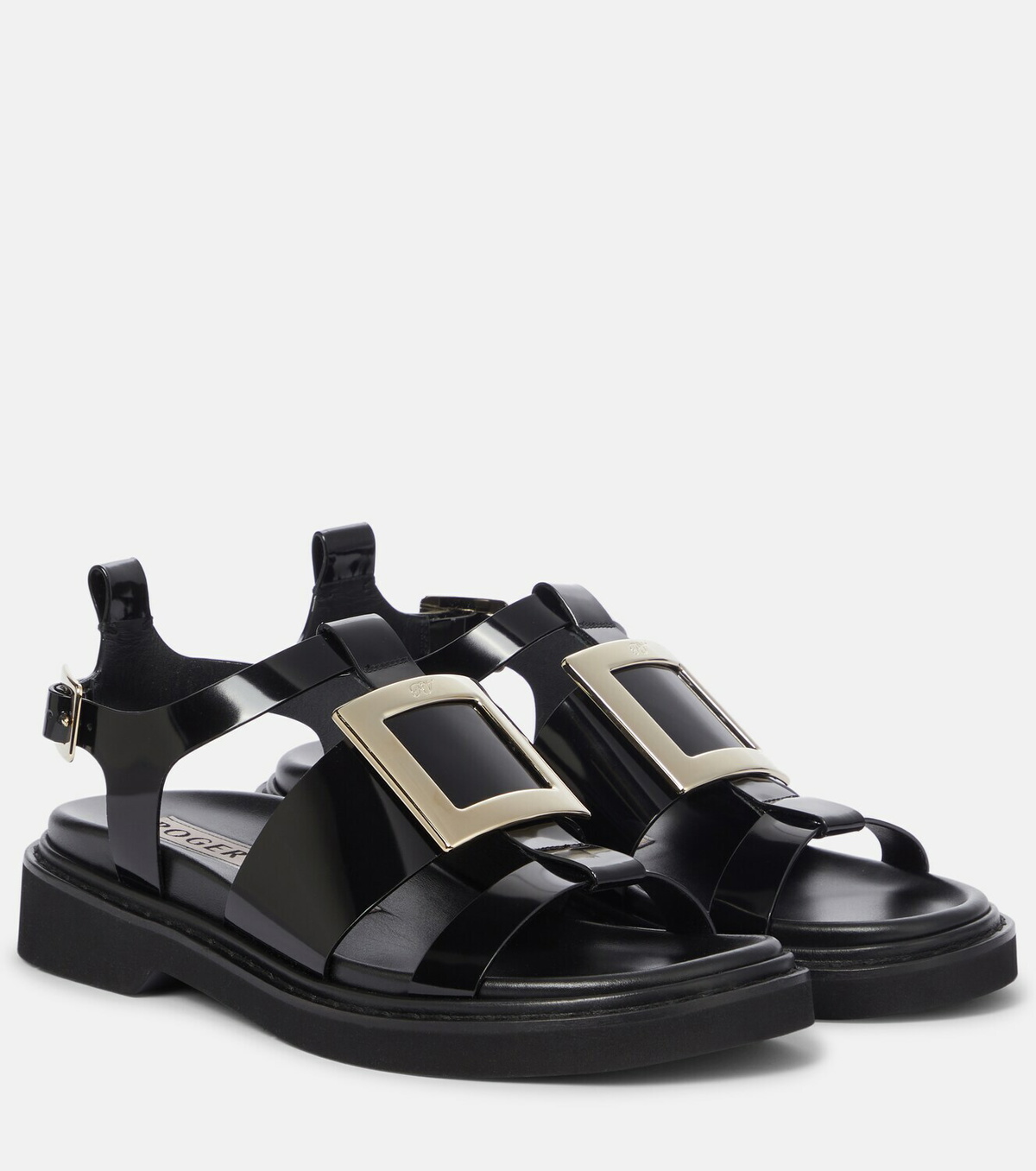 Roger Vivier Viv' Rangers patent leather sandals Roger Vivier Roger Vivier Viv' Rangers patent leather sandals Roger Vivier