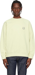 Maison Kitsuné Green Fox Head Oversize Sweatshirt