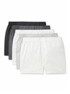 Hamilton And Hare - Five-Pack Cotton-Jersey Boxer Shorts - Multi