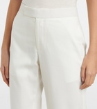 Deveaux New York - Cleo high-rise straight pants